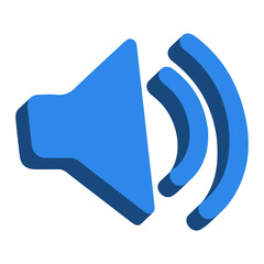 Speaker Volume Icon &ndash; Sound, Audio and Loudspeaker Symbol