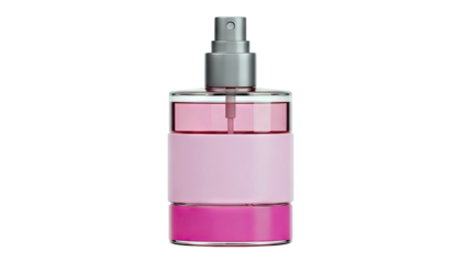 Pink Perfume Bottle with Silver Sprayer