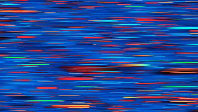 Abstract Blue Motion Blur with Vibrant Light Streaks Representing High Speed Data Transfer - Powered by Adobe