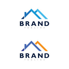 Contemporary Home Architecture Logo Design for Urban Property Development Branding