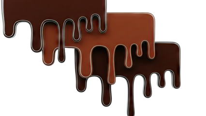 Melted Chocolate Drips