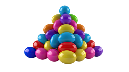 Pile of Colorful Spheres