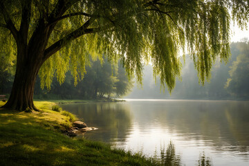 morning in the forest