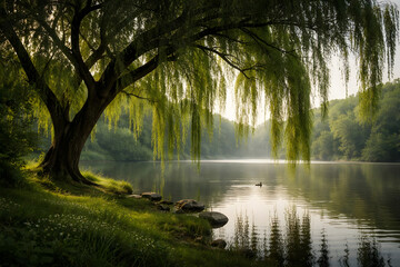 morning in the forest