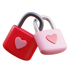 heart shaped padlock