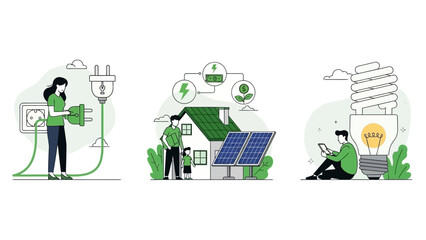 Sustainable Energy Solutions: Eco-Friendly Living and Renewable Power Concepts