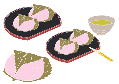 桜餅　　　　　５月、６月　夢小説 毎年春だけ！幻の桜餅との出会い - カフェ山の高知ツーリング飯｜高知