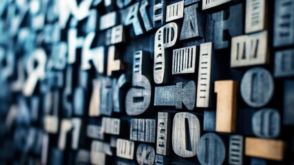 Diverse collection of business-related words and symbols on a textured background, Business Related Words Background