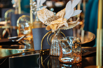 Interior of a luxurious restaurant or bar