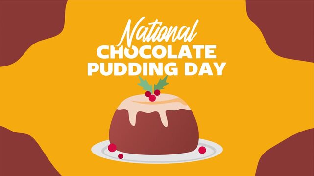 National Chocolate Pudding Day with delicious chocolate pudding