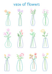 vase of flowers collection