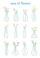 vase of flowers collection