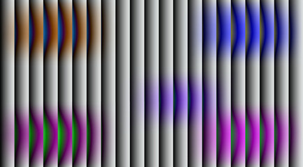 Abstract Vertical Stripes with Gradient Color Waves and Subtle Undulations