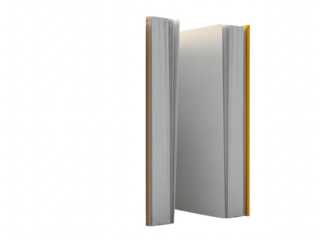 Silver metal modern sliding door hardware system on transparent background isolated