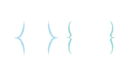 2種類のシンプルで使いやすい飾り枠