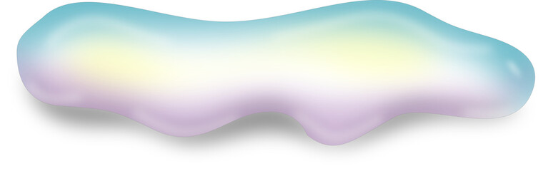 3d rendered illustration of a blue plastic