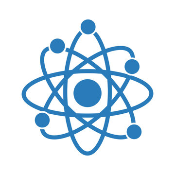 An Atom Icon Vector Illustration