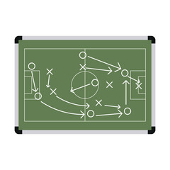 Football Tactic Board Illustration