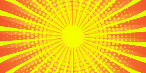 Abstract comic yellow background. illustration.eps10.