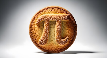 Pi symbol cookie celebrating mathematical constant pi day celebration dessert food
