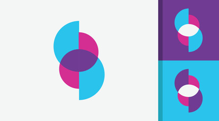 modern letter s logo design vector template