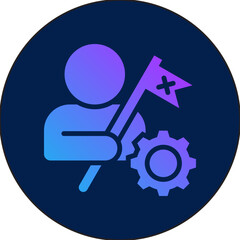 Protest workers icon for employment, business, website, application, printing, document, poster design, etc