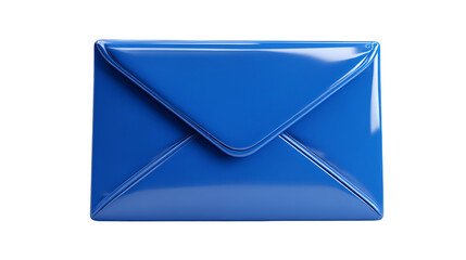 Polished Blue Electronic Mail Icon for Social Media and Messaging