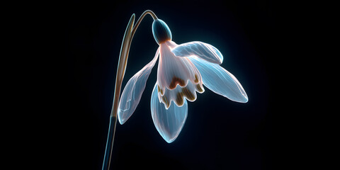 A Holographic Snowdrop