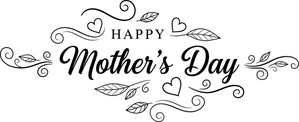 Happy mother's day wishes and greetings for mom with beautiful floral designs