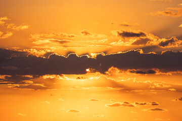 Sunset dramatic sky clouds