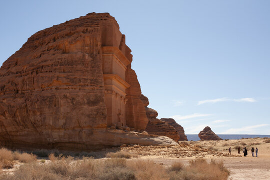 Ancient ruins of Hegra, Al Ula, Saudi Arabia