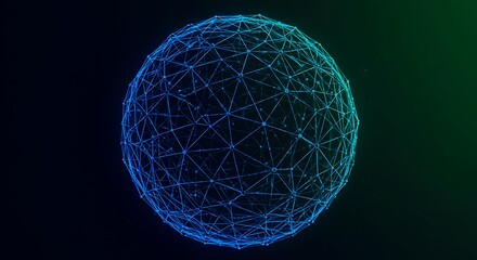 Abstract Network Globe Design