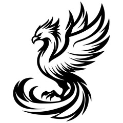 Obraz premium Phoenix Logo Illustration.