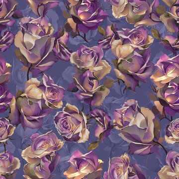 seamless floral pattern Abstract watercolor rose flower creative allover design artistic rose design new concept textile design digital creators art repeating design colourful background design 