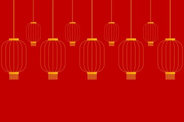 chinese new year lantern background