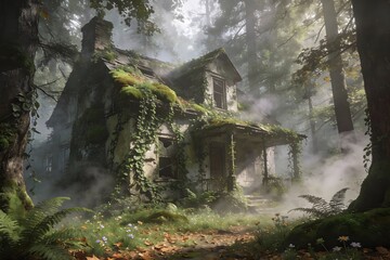 ruins in the forest