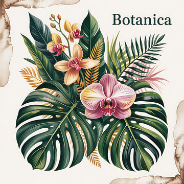 Lush Tropical Botanica Orchid Floral Design
