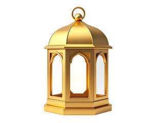 Golden Lantern with Dome and Arches.