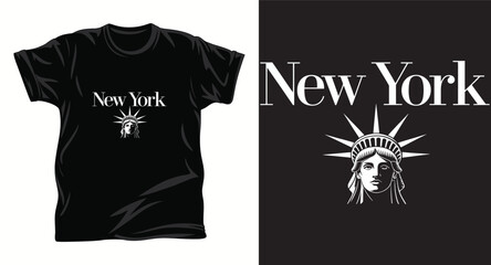 Fototapeta premium New York graphic vector T shirt design print.