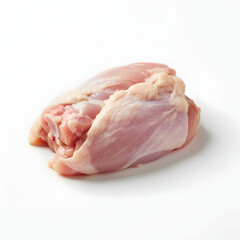 Fresh chicken meat with visible texture and fibers