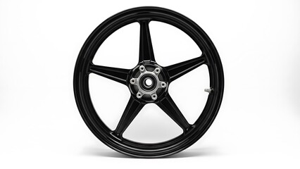 Obraz premium Modern motorcycle wheel with spoke design illustration