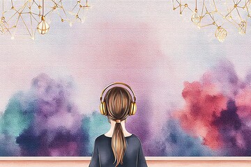 Stock photo of Blockchain network visualization abstract