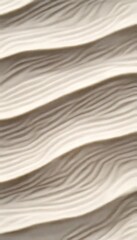 Obraz premium Expansive View of Serene Sand Dunes with Gentle Curves and Textured Patterns Under Clear Sky