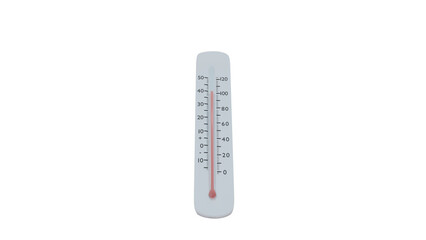 thermometer shows the rising temperature	