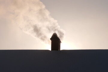 smoke, pollution, sky, industry, industrial, chimney, factory, environment, air, pipe, smog, ecology, power, plant, smokestack, stack, blue, cloud, warming, energy, clouds, global