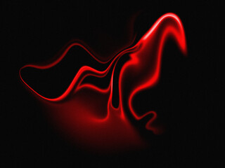 Abstract red swirls on a dark textured background