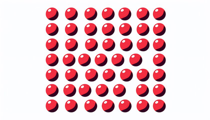 A classic polka dot seamless pattern, Ai generated image