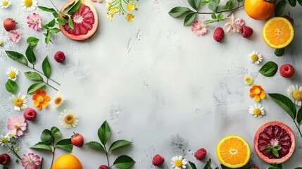 Organic Lifestyle Background With Natural Space