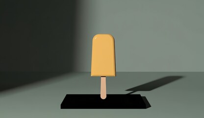 Popsicle with Stick Illustration