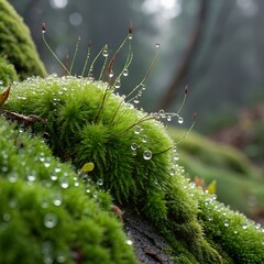 close-up-moss-and-droplets